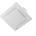 Ventilators Sapho TECTO aksiālais, 20 W,  100 mm, balts TC201