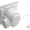 Ventilators Sapho TECTO aksiālais, 20 W,  100 mm, balts TC201