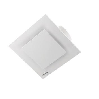 Ventilators Sapho TECTO aksiālais ar taimeri, 20 W,  100 mm, balts TC202