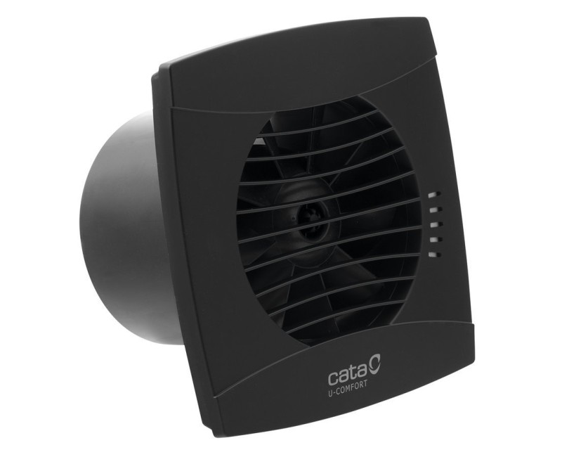 Ventilators Sapho UC-12 TH automātisks, 12 W, 120 mm, melns 01302200