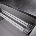 Virtuves Izlietne BLANCO ETAGON 500-U SILG Volcano grey M.ZUB InFino O.AF SILGRANIT™, PuraDur™, Vulkāna pelēks 527258