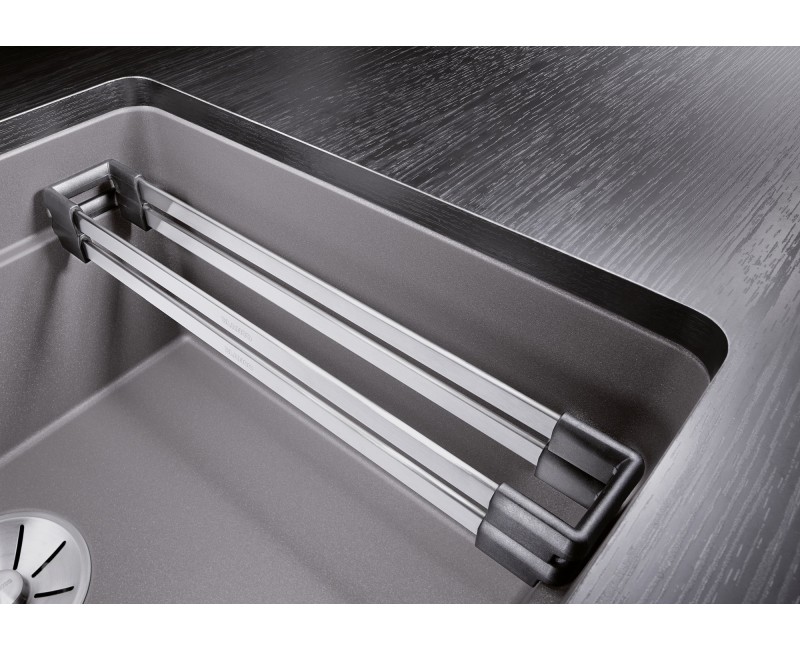 Virtuves Izlietne BLANCO ETAGON 500-U SILG Volcano grey M.ZUB InFino O.AF SILGRANIT™, PuraDur™, Vulkāna pelēks 527258