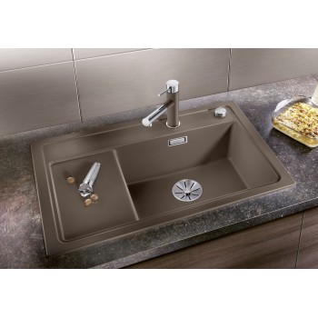 Virtuves Izlietne BLANCO ZENAR XL 6 S C RE SILG PDUR Coffee O.ZUB InFino M.AF SILGRANIT™,PuraDur™,Kafijas 523784