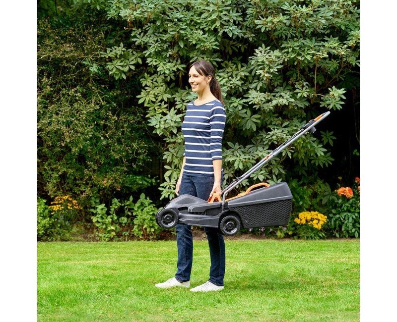 Газонокосилка BLACK+DECKER электрическая 1000 Вт, ширина скашивания 32 см, BEMW351-QS