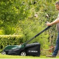 Zāles pļāvējs Bosch 36 V akumulatora 40 cm pļaušanas platums, 2 x 2,0 Ah akumulatori, lādētājs 06008B9F01