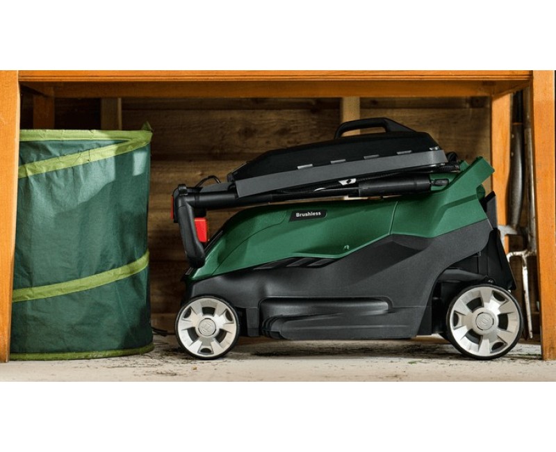 Zāles pļāvējs Bosch 36 V akumulatora 40 cm pļaušanas platums, 2 x 2,0 Ah akumulatori, lādētājs 06008B9F01