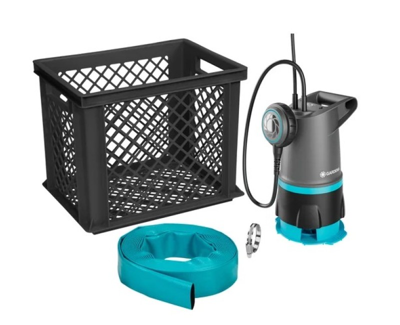 Nardymo (Drenažo) siurblys Gardena 10500 Basic su priedais, 400 W, 970573701