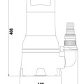 Iegremdējamais (Dernāžas) sūknis Gardena 1100W automātiska vadība, Nerūsējošs tērauds 967975601