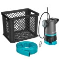 Iegremdējamais (Dernāžas) sūknis Gardena 20000 BASIC, ar piederumiem 550W 970824501