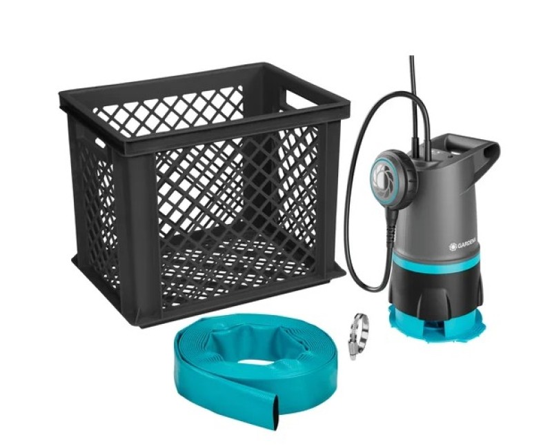 Iegremdējamais (Dernāžas) sūknis Gardena 20000 BASIC, ar piederumiem 550W 970824501