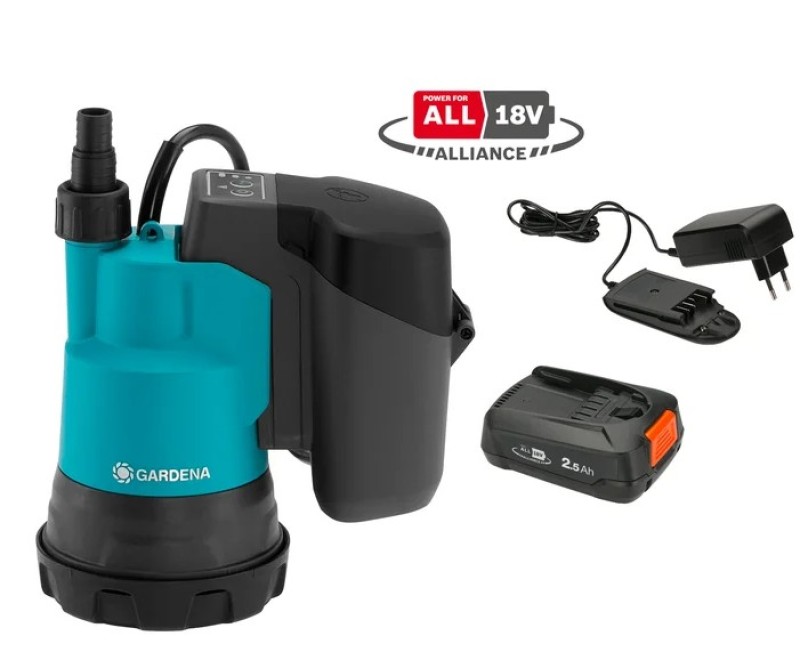 Iegremdējamais (Dernāžas) sūknis Gardena TDPA 6200/4 Inox, 1100W  970508901
