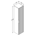 Augstais skapis Kame Big Graphite TU/35-4/GSF10-BIG