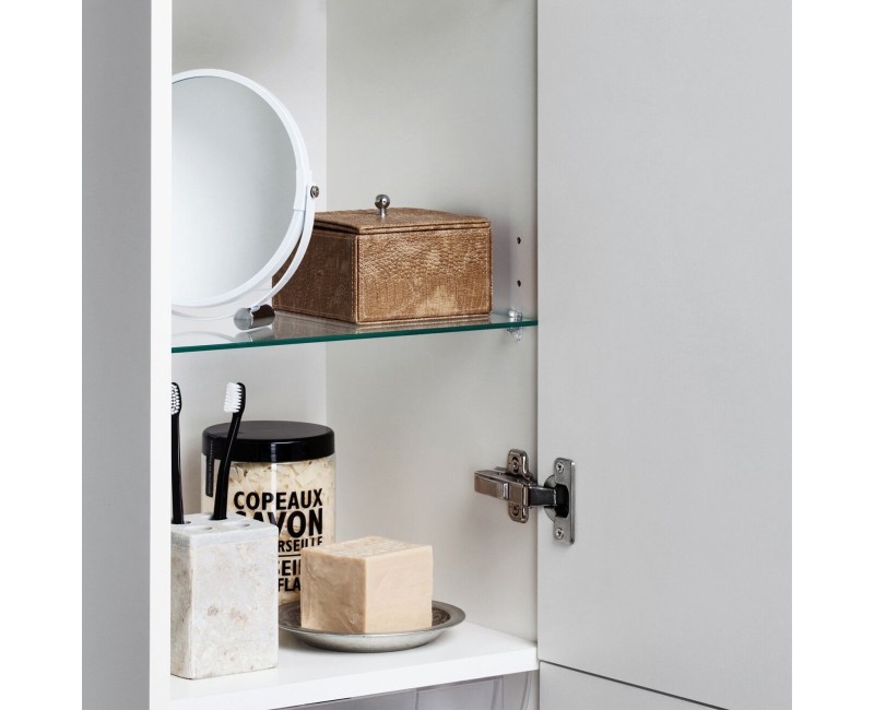 Augstais skapis Kame Gama ar 2 durvīm (push to open) Balts Matēts TU/35-2/D2-PO