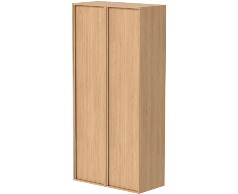 Augstais skapis Kame Home Dubultais Natural oak veneer TU/75-2-DB/N05-HM
