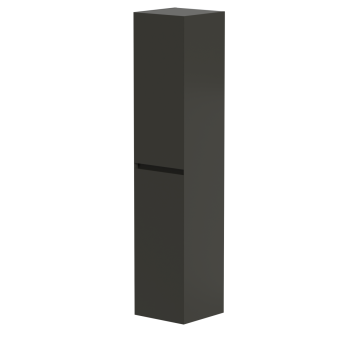 Augstais skapis Kame Soft, ar 2 durvīm Anthracite Grey TU/35-2/D27-LFT