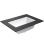 Darba virsma ar izlietni Kame Universal HPL 60cm ar Easy Clean sifonu Black lava