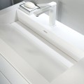 Mēbeļu izlietne Kame Corian 100 (bez atveres maisītājam) Balts Matēts CN1014618-BS