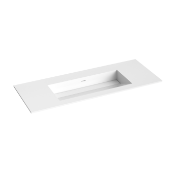 Mēbeļu izlietne Kame Corian 120 (bez atveres maisītājam) Balts Matēts CN1214618-BS