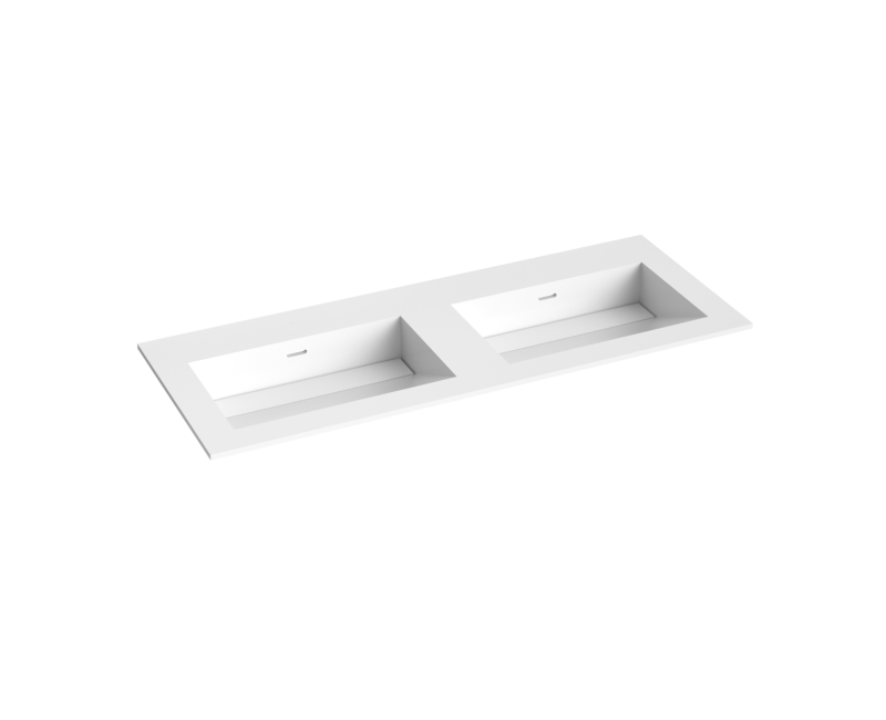 Mēbeļu izlietne Kame Corian 120 (bez atveres maisītājam) Balts Matēts CN1214618-D-BS