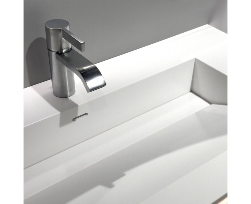 Mēbeļu izlietne Kame Corian 80 (bez atveres maisītājam) Balts Matēts CN814618-BS