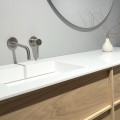 Mēbeļu izlietne Kame Corian N 100 (bez atveres maisītājam) Balts Matēts CN1002465-BS