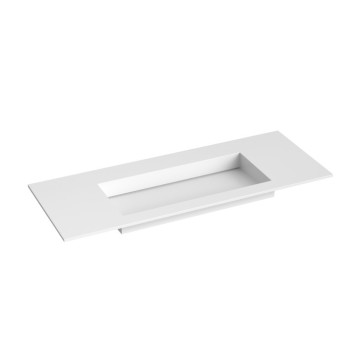Mēbeļu izlietne Kame Corian N 120 (bez atveres maisītājam) Balts Matēts CN1202465-BS