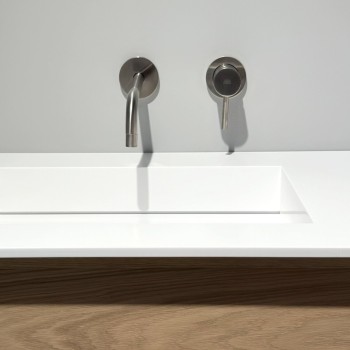 Mēbeļu izlietne Kame Corian N 60 (bez atveres maisītājam) Balts Matēts CN602465-BS