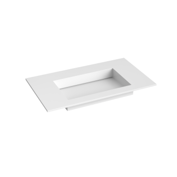 Mēbeļu izlietne Kame Corian N 80 (bez atveres maisītājam) Balts Matēts CN802465-BS
