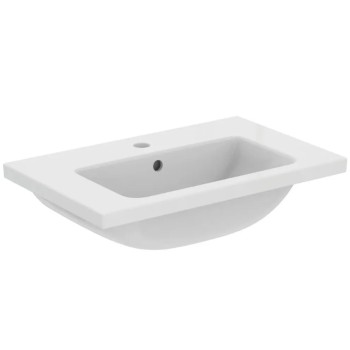 Mēbeļu izlietne Ideal Standard i.Life S  61x39x18 cm, ar pārplūdes atveri, jaucējkrānam, balta T459001