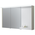 Spoguļskapītis Kame Loft 120 ar 3 spoguļdurvīm, LED gaismu un sensoru Soft Cashmere MC3DML/120-70/D06-LFT