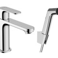 Hansgrohe Rebris S 110 Смеситель для умывальника с бидеттой, 72215000