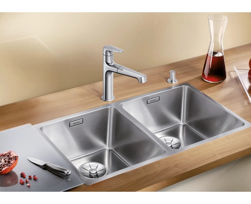 Virtuves izlietne Blanco Andano 340/340, 75x44 cm, nerūsējošais tērauds 522981