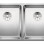 Virtuves izlietne Blanco Andano 340/340, 75x44 cm, nerūsējošais tērauds 522981