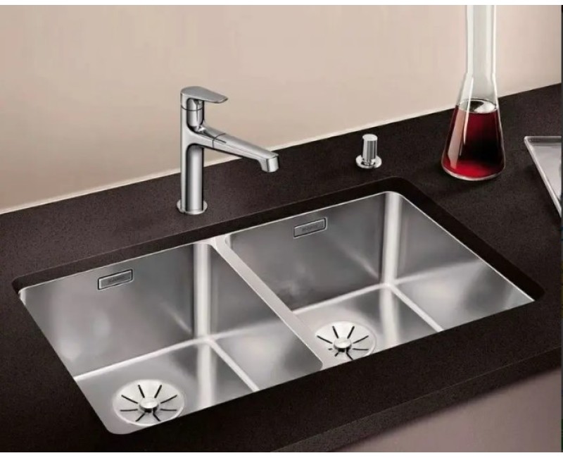 Virtuves izlietne Blanco Andano 340/340, 75x44 cm, nerūsējošais tērauds 522983
