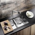 Virtuves izlietne Blanco Andano 340/340, 75x44 cm, nerūsējošais tērauds 522983