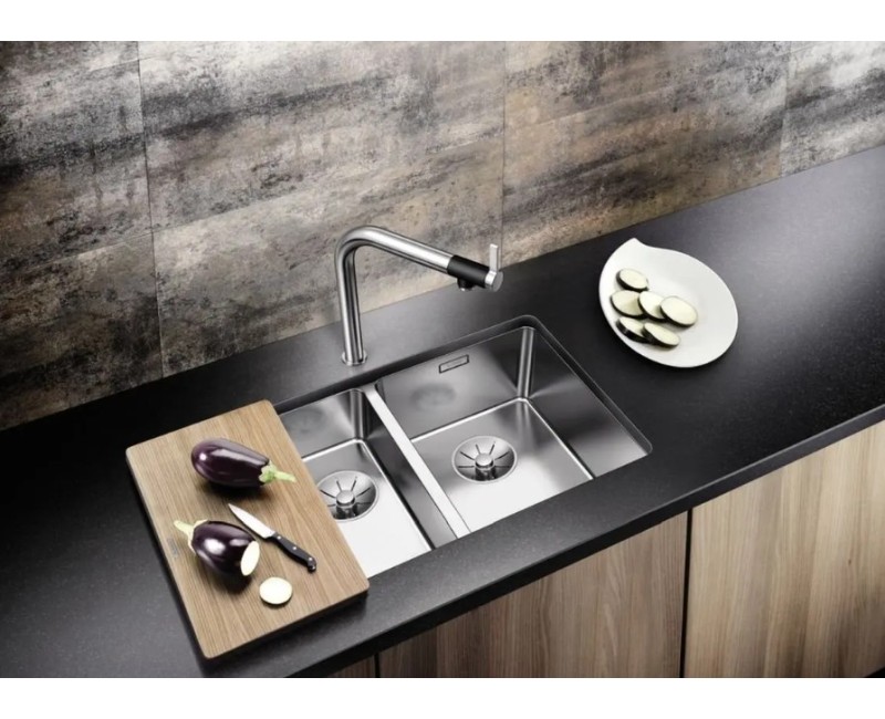 Virtuves izlietne Blanco Andano 340/340, 75x44 cm, nerūsējošais tērauds 522983