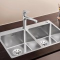 Virtuves izlietne Blanco Andano 340/340, 75x50 cm, InFino, nerūsējošais tērauds 525248