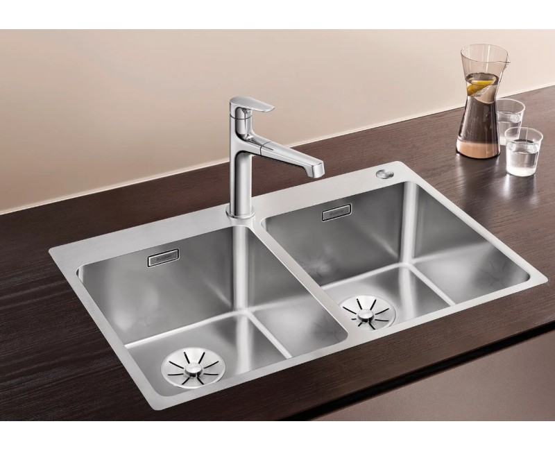 Virtuves izlietne Blanco Andano 340/340, 75x50 cm, InFino, nerūsējošais tērauds 525248