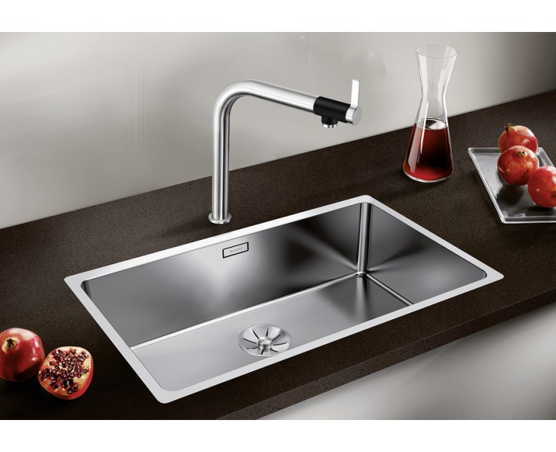 Virtuves izlietne Blanco Andano 700, 74x44 cm, nerūsējošais tērauds 522969