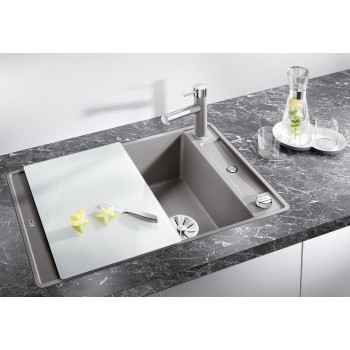 Virtuves izlietne Blanco Axia III 45 Silgranīta, 77x50 cm, ar aksesuāriem, InFino, melna 525842