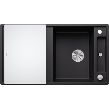 Virtuves izlietne Blanco Axia III 5 Silgranīta, 92x51 cm, ar aksesuāriem, InFino, melna 525844