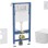 Tualetes poda komplekts Geberit Duofix ar Kielle Gaia Rimless podu ar SoftClose vāku, Delta01 poga, balta 11CA3120B