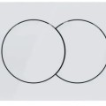 Tualetes poda komplekts Geberit Duofix ar Kielle Gaia Rimless podu ar SoftClose vāku, Delta01 poga, balta 11CA3120B
