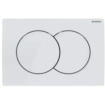 Tualetes poda komplekts Geberit Duofix ar Podu Kielle Gaia Rimless un softClose vāku, Delta01 poga, Balta 11CA3124B