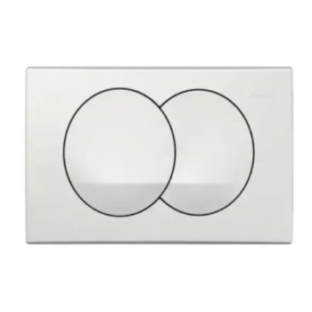 Tualetes poda komplekts Geberit Duofix ar podu Kielle Gaia Rimless un SoftClose vāku, Delta poga, Balta 11CA3143B