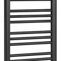Dvieļu žāvētājs / Radiators Bruckner Albrecht 40x125cm, 437 W, melns 600.112.6