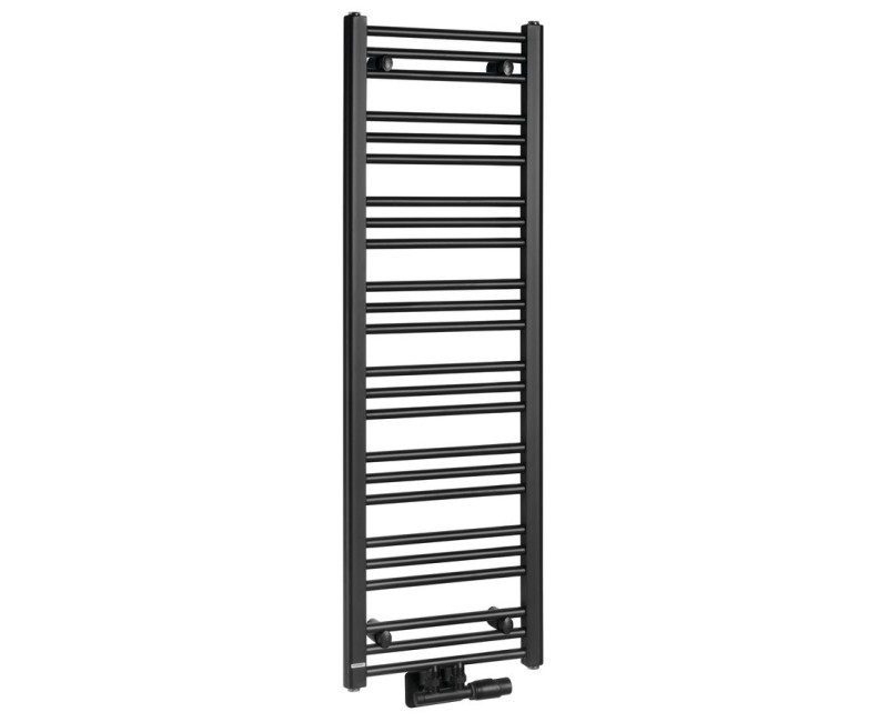 Dvieļu žāvētājs / Radiators Bruckner Albrecht 40x125cm, 437 W, melns 600.112.6