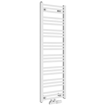 Dvieļu žāvētājs / Radiators Bruckner Albrecht 40x125cm, centrālais pieslēgums, balts 600.112.4
