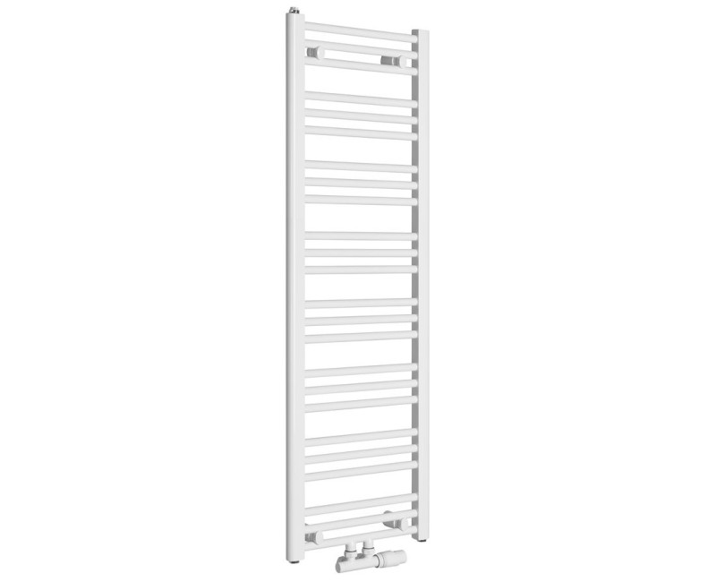 Dvieļu žāvētājs / Radiators Bruckner Albrecht 40x125cm, centrālais pieslēgums, balts 600.112.4