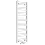 Dvieļu žāvētājs / Radiators Bruckner Albrecht 40x125cm, centrālais pieslēgums, balts 600.112.4